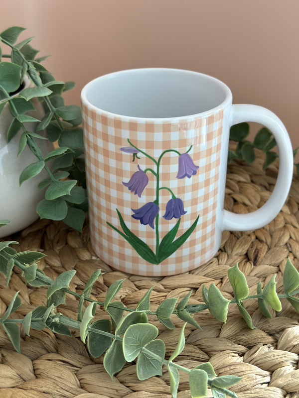 Bluebell Mug Close Up