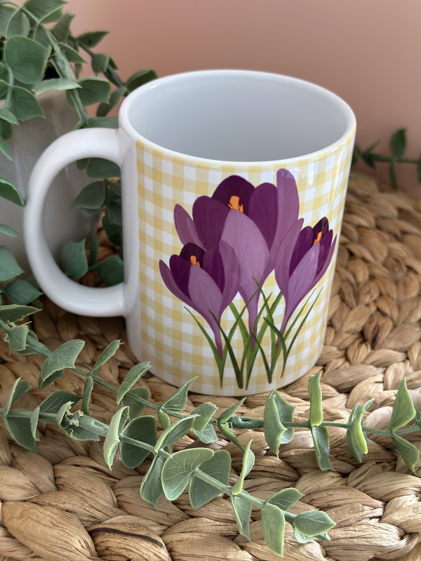 Crocus Mug Left