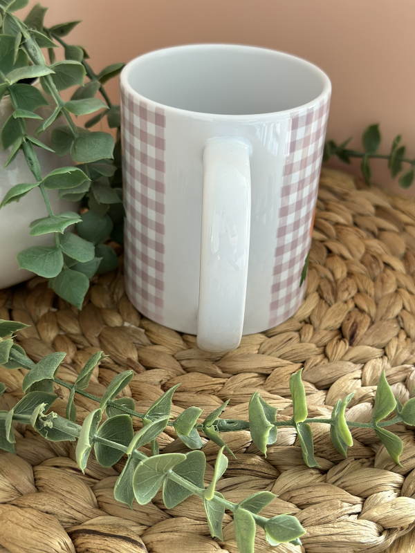 Hollyhock Mug Handle