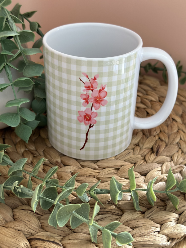 Single Cherry Blossom Mug Right